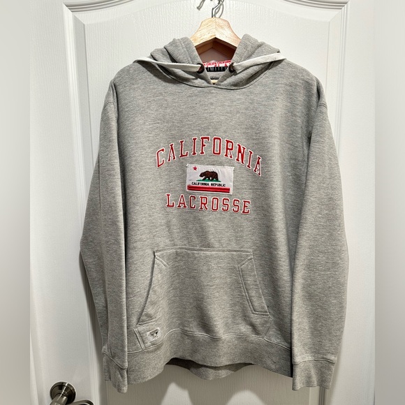 Lacrosse Unlimited California Lacrosse Hooded Sweatshirt/ Hoodie - Size: LG - Picture 1 of 12